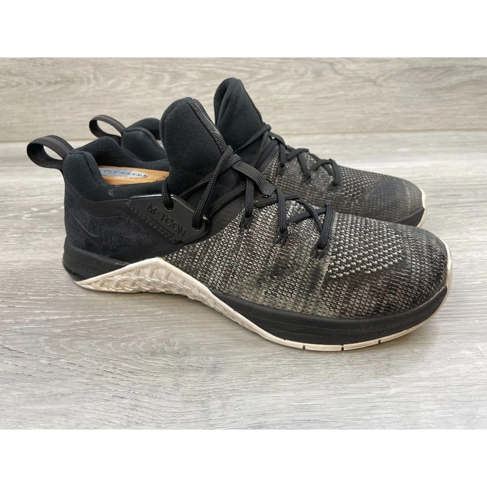 Nike Metcon Flyknit‎ 3 Women's Sneaker Running US 8.5 Black Athletic Shoes